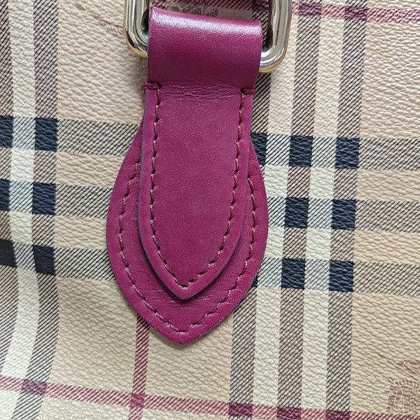 Nova Check Coated Canvas Brown