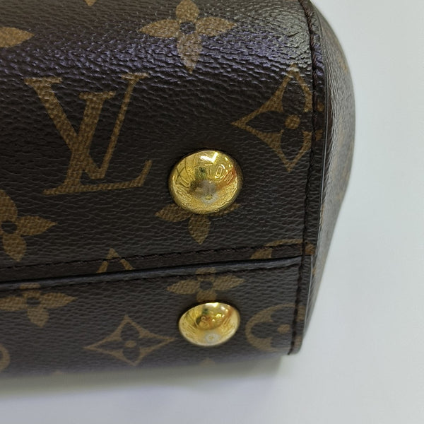 CLUNY PM Monogram Coated Canvas Brown