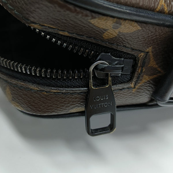 CHRISTOPHER Monogram Coated Canvas Brown