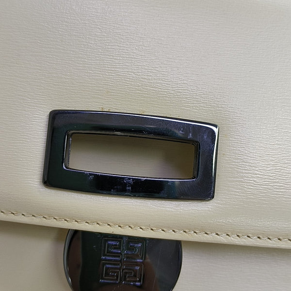 Calfskin Shoulder Bag Beige