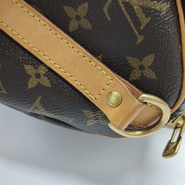 SPEEDY 25 Monogram Coated Canvas Brown