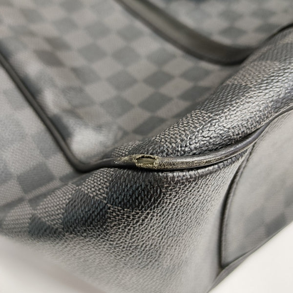 TADAO MM Damier Graphite Coated Canvas Gray