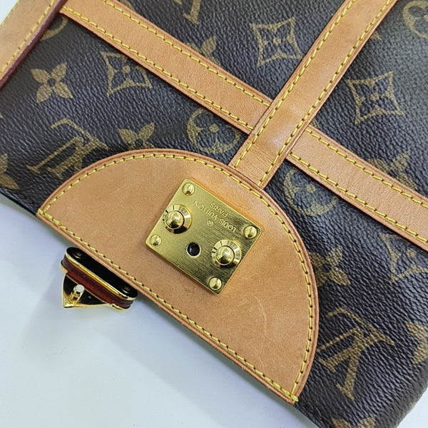 DUFFLE Monogram Coated Canvas Brown