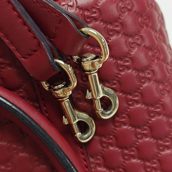 Microguccissima Monogram Calfskin Red