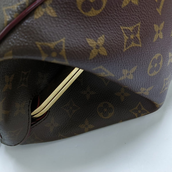 GRIET Monogram Coated Canvas Brown