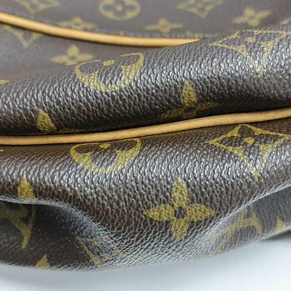 GALLIERA PM Monogram Coated Canvas Brown