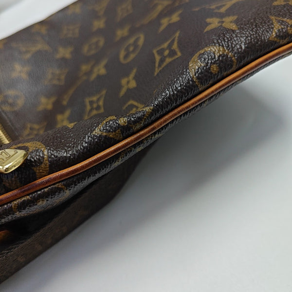 VALMY Monogram Coated Canvas Brown