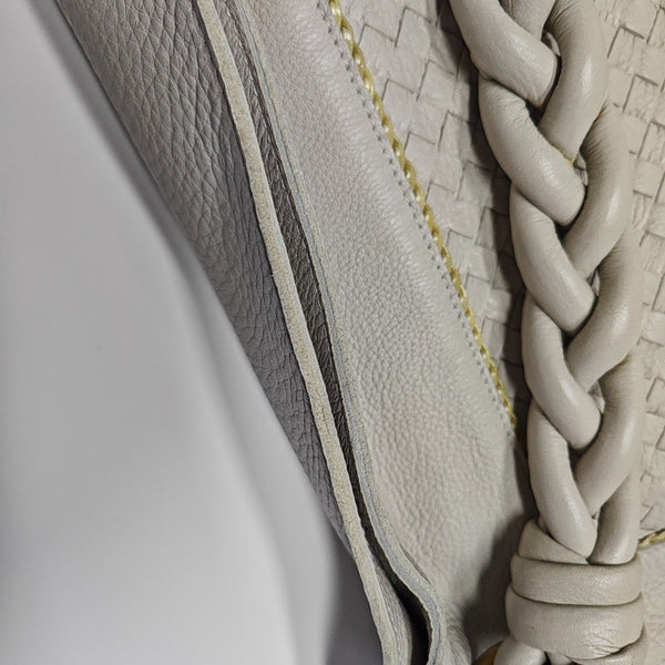 Lambskin Shoulder Bag White