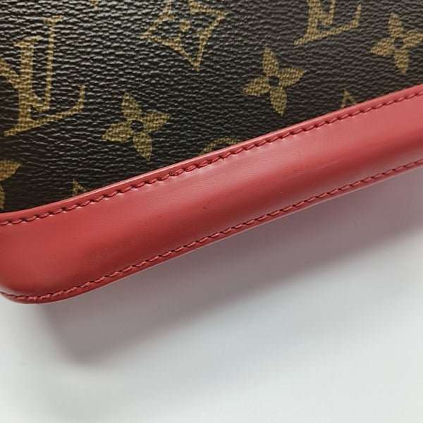 ALMA BB Monogram Coated Canvas Brown
