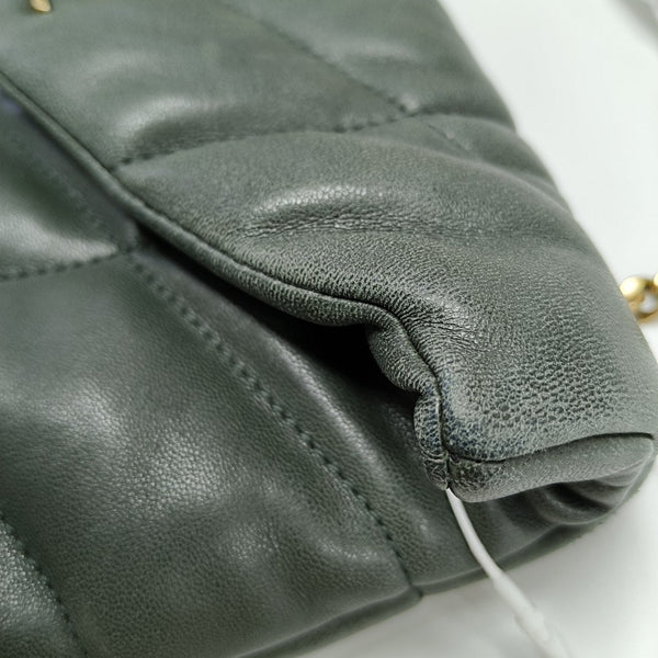 PUFFER Mini Quilted Lambskin Green