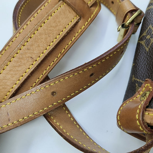 SAUMUR 30 Monogram Coated Canvas Brown