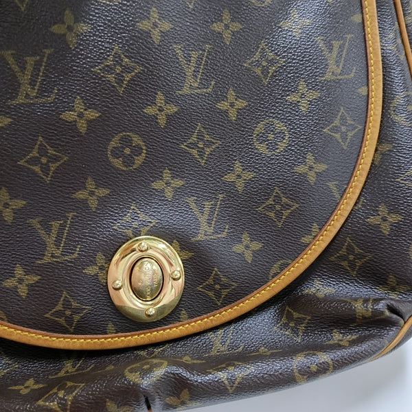 TULUM GM Monogram Coated Canvas Brown