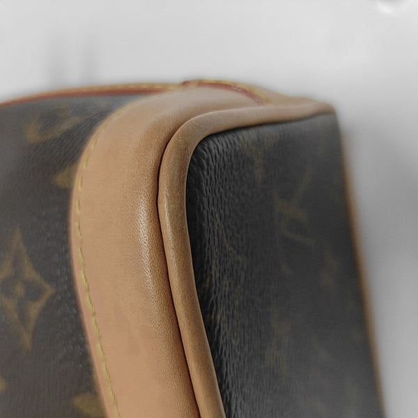 NOÉ Nano Monogram Coated Canvas Brown