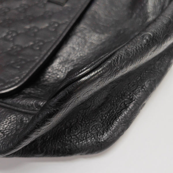 Ligne Shima Monogram Calfskin Black
