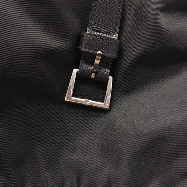 Nylon Shoulder Bag Black
