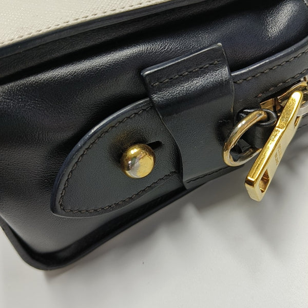 Calfskin Shoulder Bag White