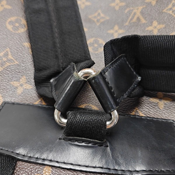 JOSH Monogram Coated Canvas Brown