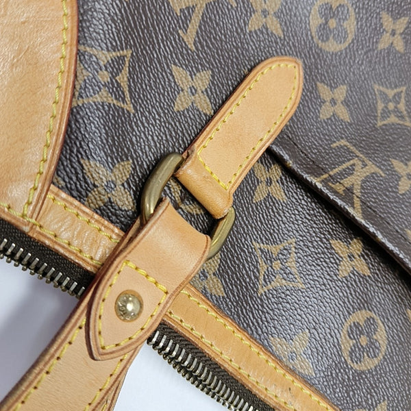 ODEON Monogram Coated Canvas Brown