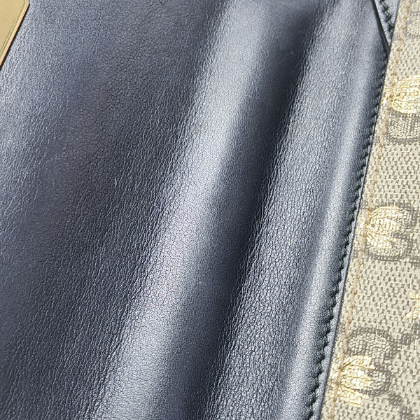 Padlock Small Monogram Coated Canvas Beige