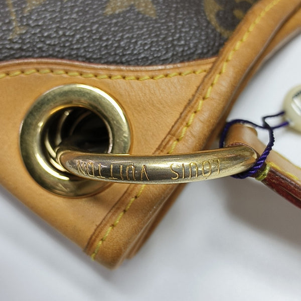 GALLIERA PM Monogram Coated Canvas Brown