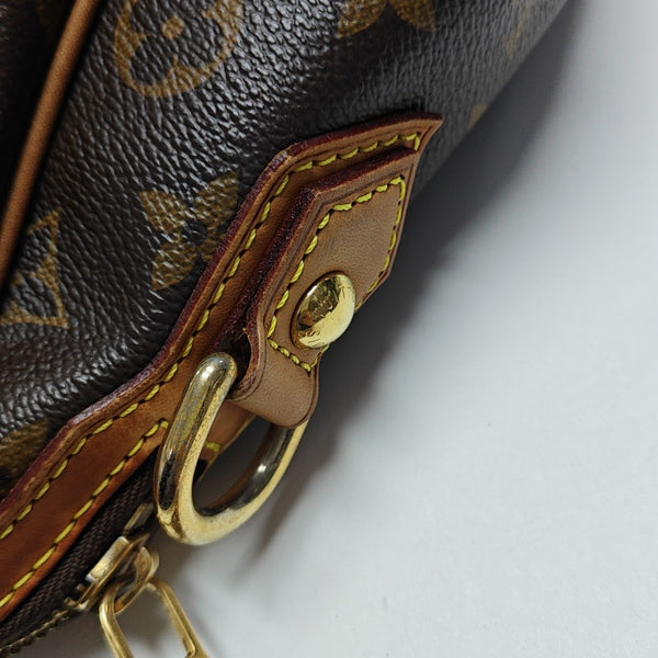 RETIRO NM Monogram Coated Canvas Brown