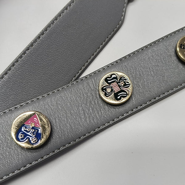 Lady Dior Pequeño de Piel de Cordero Acolchada Gris