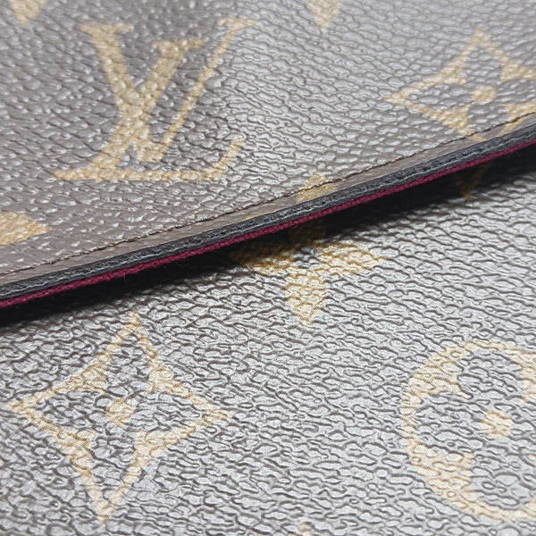 FÉLICIE Monogram Coated Canvas Brown
