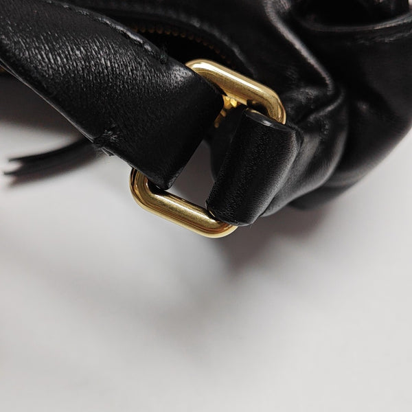 Lambskin Shoulder Bag Black