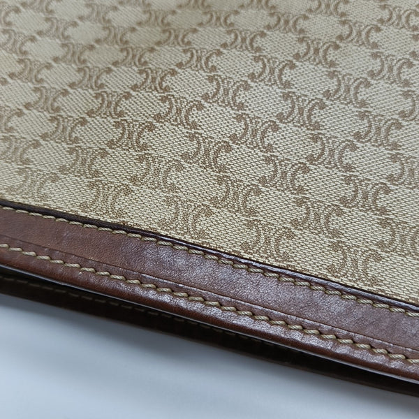 MACADAM CLUTCHES Coated Canvas Beige