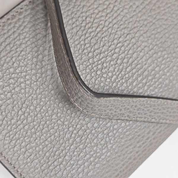 Interlocking G Small Calfskin Gray