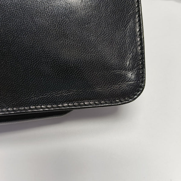 Calfskin Shoulder Bag Black