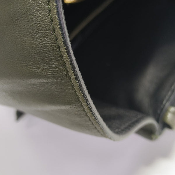 Quilted Lambskin Shoulder Bag Green