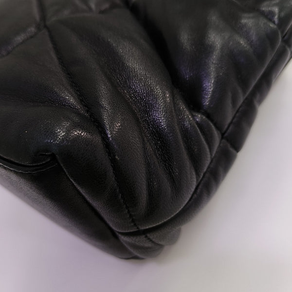 PUFFER Small Quilted Lambskin Black