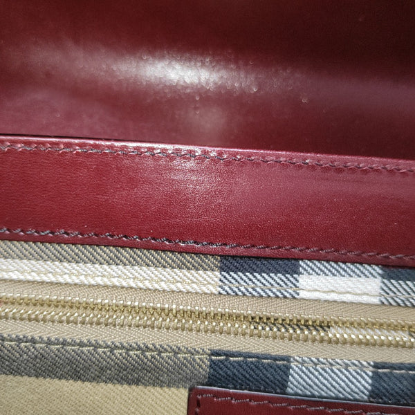 Abbott Calfskin Red