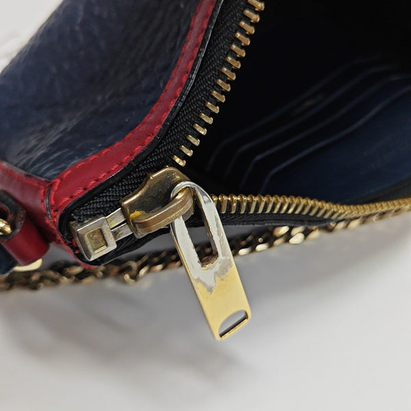 Calfskin Shoulder Bag Blue