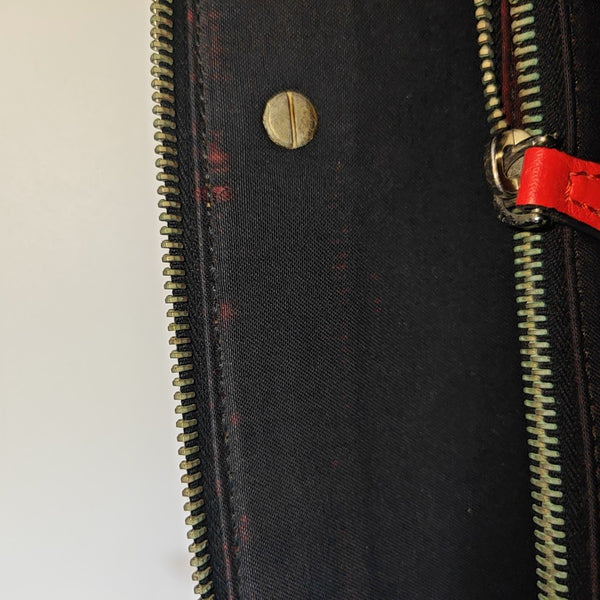 Calfskin Shoulder Bag Red