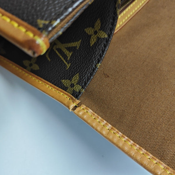 BEL AIR GM Monogram Coated Canvas Brown