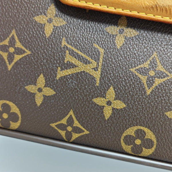 PEGASE 55 Monogram Coated Canvas Brown
