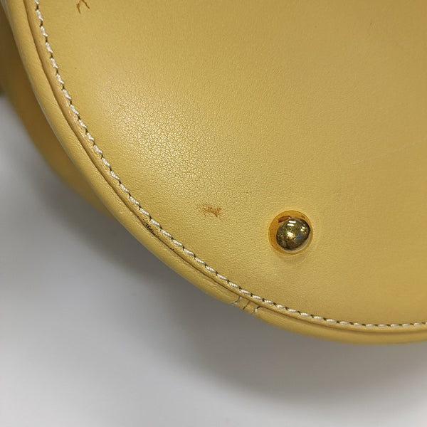 Calfskin Bucket Bag Yellow