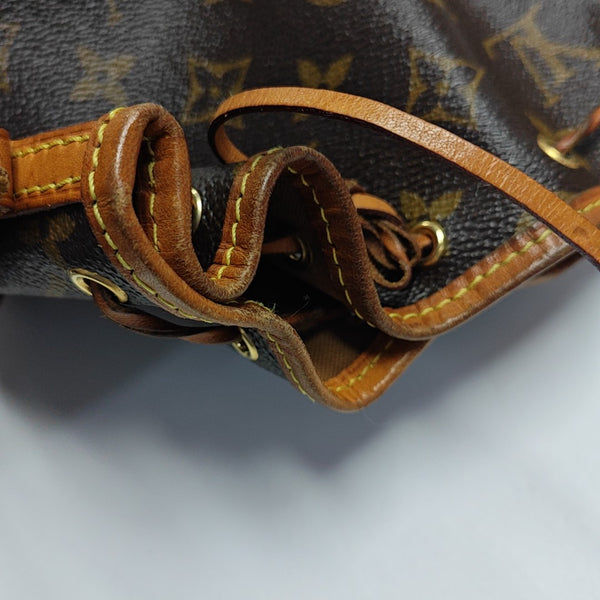 NÉONOÉ Nano Monogram Coated Canvas Brown