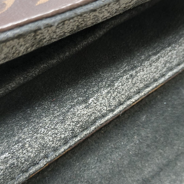 LOCKY BB Monogram Coated Canvas Brown