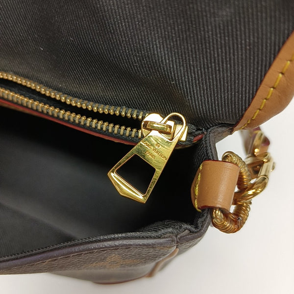 DIANE Monogram Coated Canvas Brown