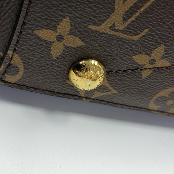 MONTAIGNE BB Monogram Coated Canvas Brown