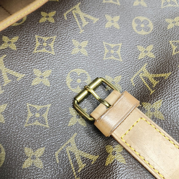 SAUMUR 35 Monogram Coated Canvas Brown