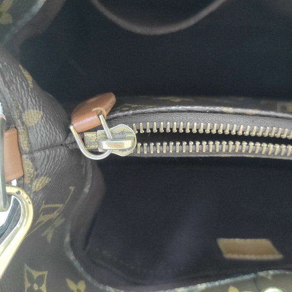 MONTAIGNE Monogram Coated Canvas Brown