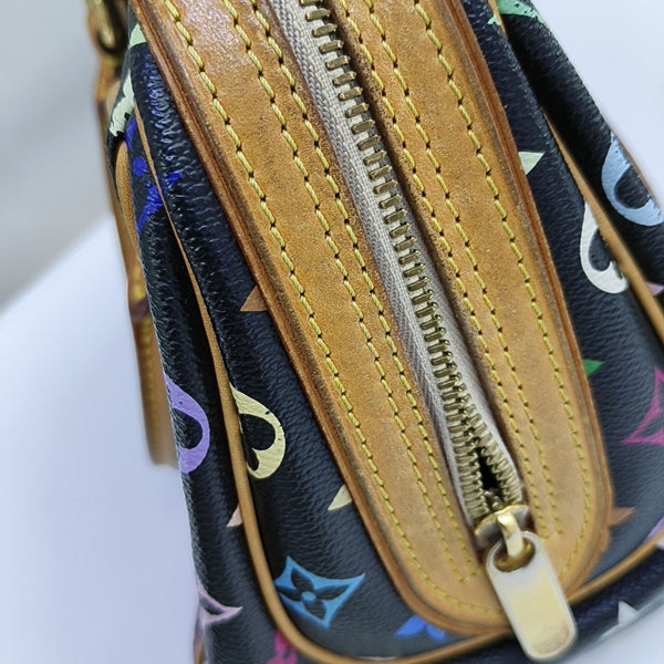 LV × TM PRISCILLA Monogram Coated Canvas Black