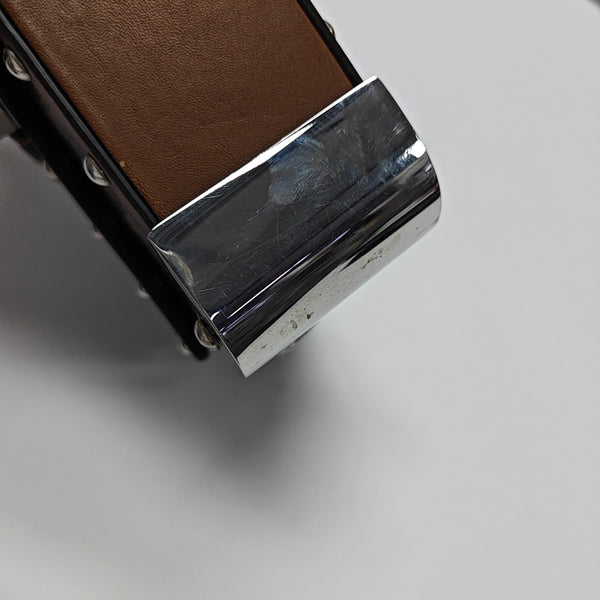 Baguette Trunk Calfskin Brown