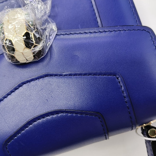 SERPENTI FOREVER Small Calfskin Blue
