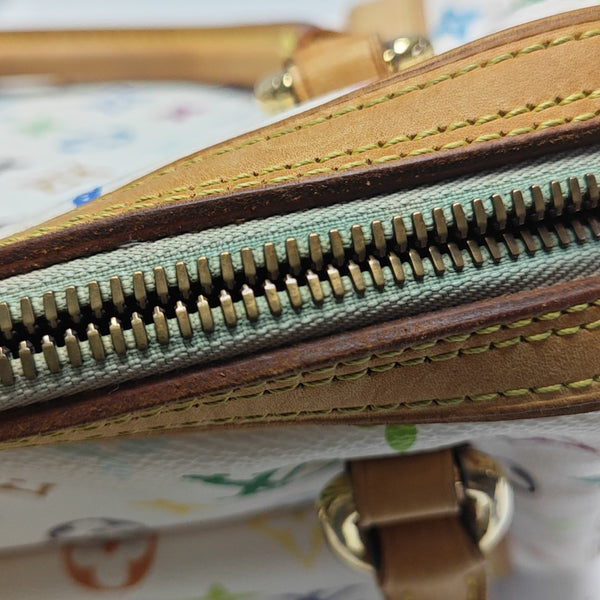 LV × TM PRISCILLA Monogram Coated Canvas White