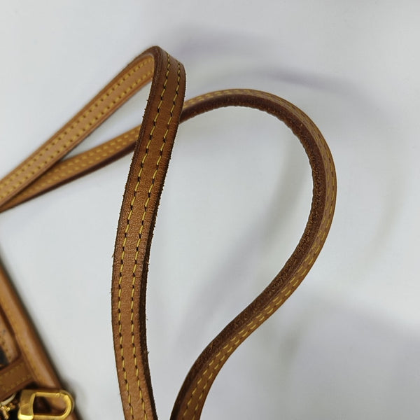 NEVERFULL GM Monogram Coated Canvas Brown